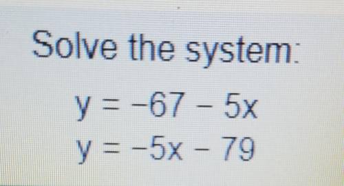 Please help solve the system.