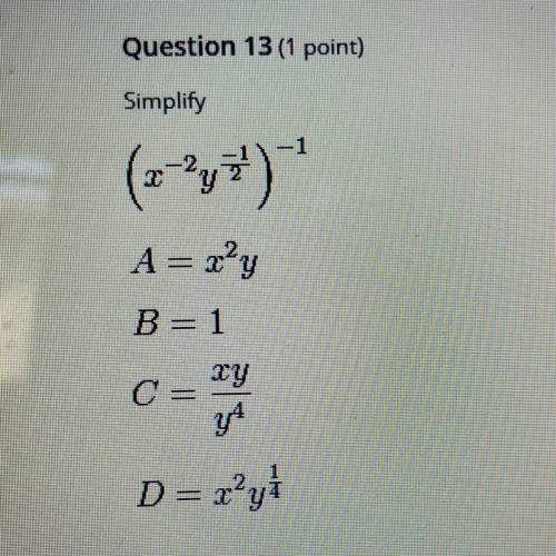 Can someone help me with 13 I don’t know if it’s A,B,C,D help help ASAP ASAP