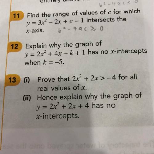 Hi:) I need help with presenting the answer for question 13(i). Thanks:)
