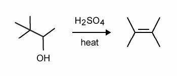 Which term describes this reaction? A. addition B. condensation C. elimination D. substitution