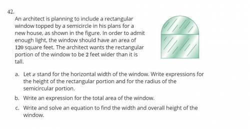 Please help, will mark most helpful answer as brainliest! An architect is planning to include a rect