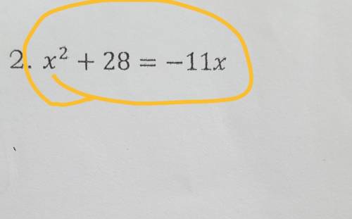 Solve by factoring, help