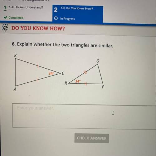 Are these triangles similar?