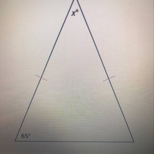 Please help  Look at the figure. Find the value of x. 50 65 60 55