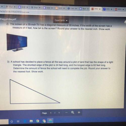 Can someone help me with these 3 problems. I’m stuck and it’s for a grade..