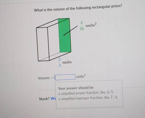 -What is the volume of the following rectangular prism?