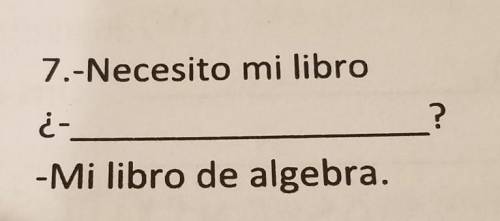 I don't know what Spanish question word goes in the blank. Please help!