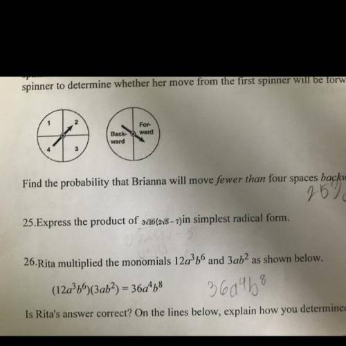 Please help with Number 25