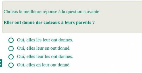 French help needed only one question