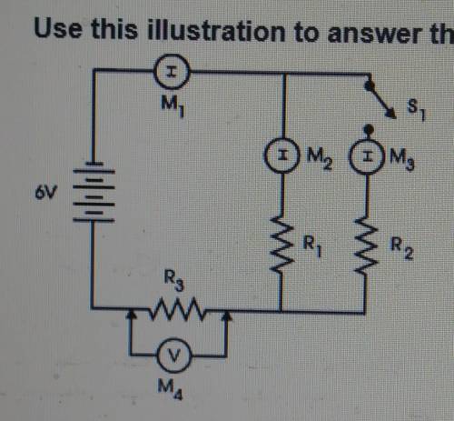 Look at the circuit shown in the figure above. with switch s1 closed and the resistance value of r1