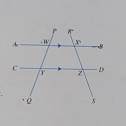 1.Is BWQ=AXR?Explain your answer2.Is The Sum Of DYP and CZR equal to 180°?Explain your asnwer