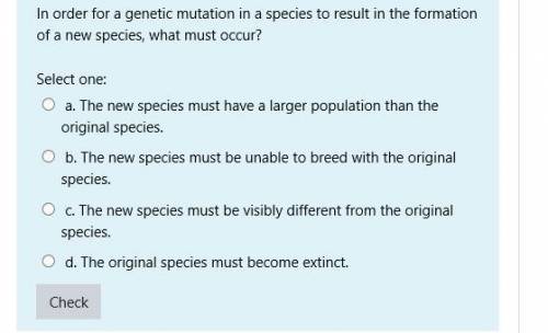 I need help on this question in biology and biology is hard and confusing