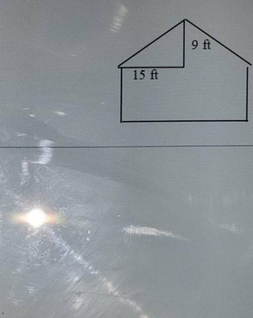 Need Help!The pitch of a roof is it's slope. Find the pitch of the roof shown. (picture is above)