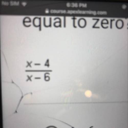 For what value of x is the rational expression below equal to zero?
