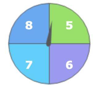 You spin the spinner once. What is P ( not less than 7)? Write your answer as a fraction. Ex: 2/3 *