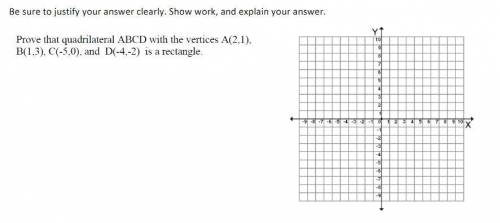 PLZ HELP, GIVING BRAINLIEST  Prove that quadrilateral ABCD with the vertices A(2, 1), B(1, 3), C(-5,