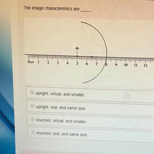 PLEASE HELP The image characteristics are...