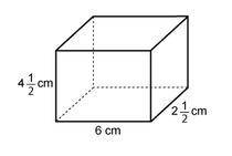 What is the volume of the prism? Enter your answer in the box as a mixed number in simplest form.