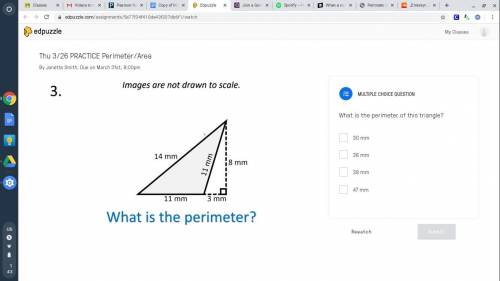 What is the perimeter of this triangle?