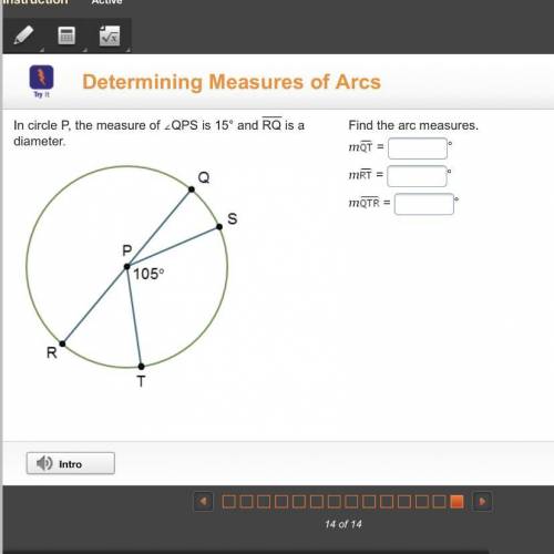 Find the arc measures