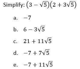 I used a calculator and have solved it without. I didn't get any of these answers. HELP