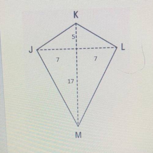 For the given kite find the length of side LM write your answer in simplest radical form. show all w