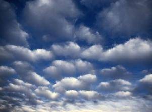 What type of cloud is this a picture of? Select one: a. alto-cumulus  b. alto-stratus  c. alto-numbu