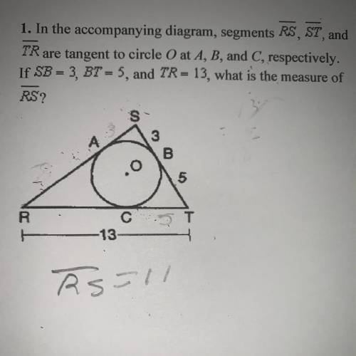 How do I show my work for this question, I know it’s 11 but how?