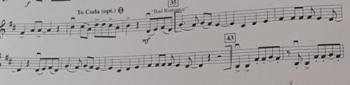Can someone help me count 35 to 43the key signature is44