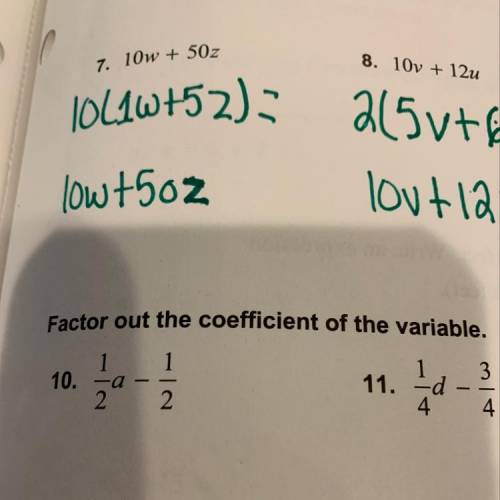 Help with this problem for number 10