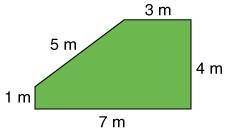 What is the perimeter of the figure? 28 m 22 m 20 m 14 m