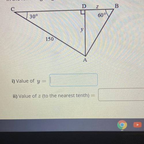 I need help with a simple trig question , just part y:,)
