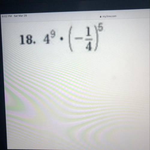 I need help with exponents