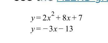 Solve the system of equations. Round to the nearest hundredth.  If there is more than one solution,