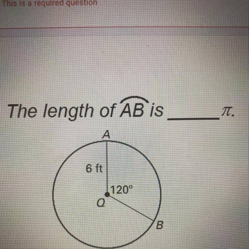 The length of AB is _
