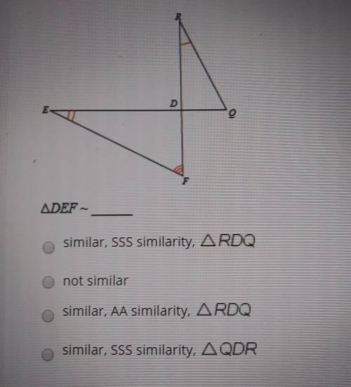 State if the triangles in each pair are similar. If so, State how you know they are similar and comp