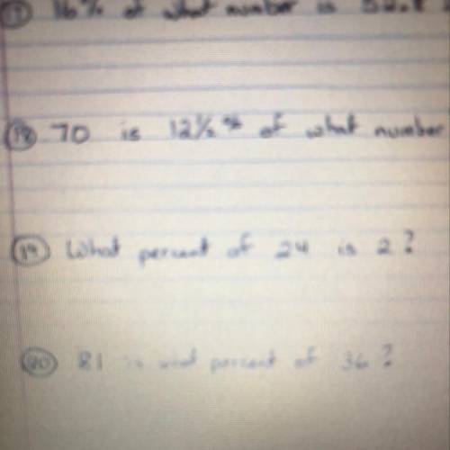 I need help from numbers 18-20 and the proportions please help me out!