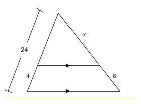 Solve for x A. 36 B. 30 C. 10 D. 20