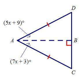 Find measurement of angle CA.24B.36C.66D.132