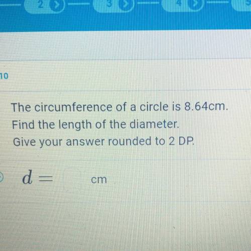 Circumference of a circle working out and awnser
