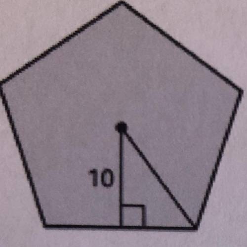 Find the perimeter and area of the regular polygon. Round answers to the nearest tenth.