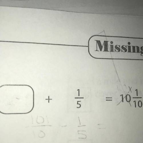 How do I find the missing fraction to (picture)