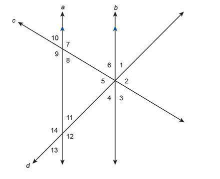 Please help Given a | | b, m∠ 1 = 56° , and m∠2 = 42° , find the measure of the other angles. Note: