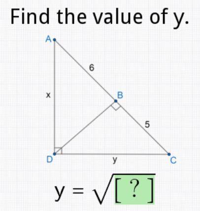 HELP! What is the value of Y? WILL GIVE BRAINLIEST!