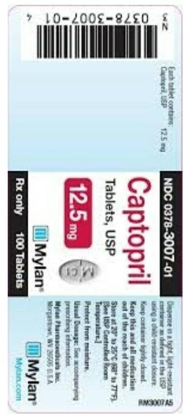 A medication order reads: capoten 6.25 mg PO q8h the medication label is below. how many tablets wou