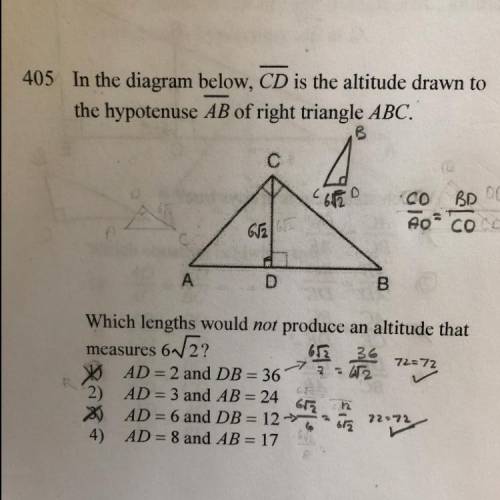 I’ve done half the problem, I can’t figure out how to test options 2 and 4