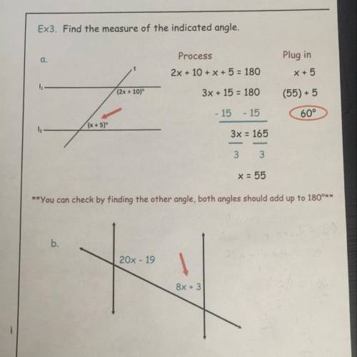 Find the measure of the indicated angle the answer should be 59 show steps