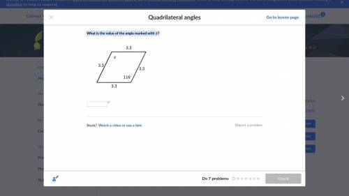 What is the value of the angle marked with xxx?