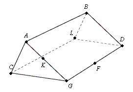 Refer to Figure 2. Name an intersection of plane GFL and the plane that contains points A and C. Que