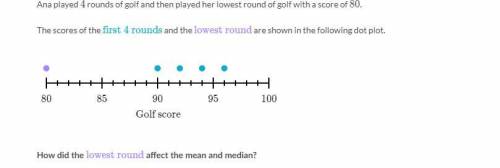 The answer choices are  A. The median decreased, and the mean increased. B. The mean decreased, and